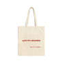 Tote Bag — "Love Thy Neighbor" Canvas Grocery & Market Tote (Everyday Kindness Design)