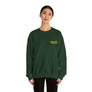 Embroidered Wisconsin Gold Script Mama Crewneck Sweatshirt