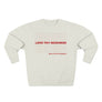 Love Thy Neighbor Crewneck Sweatshirt — "Love Thy Neighbor" Minimalist Message Pullover